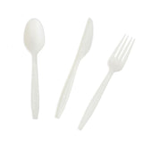 Posate bianche  monouso 