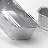 Stampo di alluminio rettangolare mostrato vuoto 