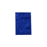 Busta di plastica con zip color blu