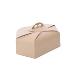 Scatola porta colomba in cartone color avana