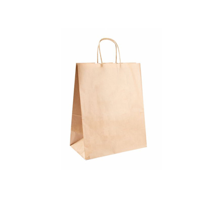 Shopper di carta color avana chiara