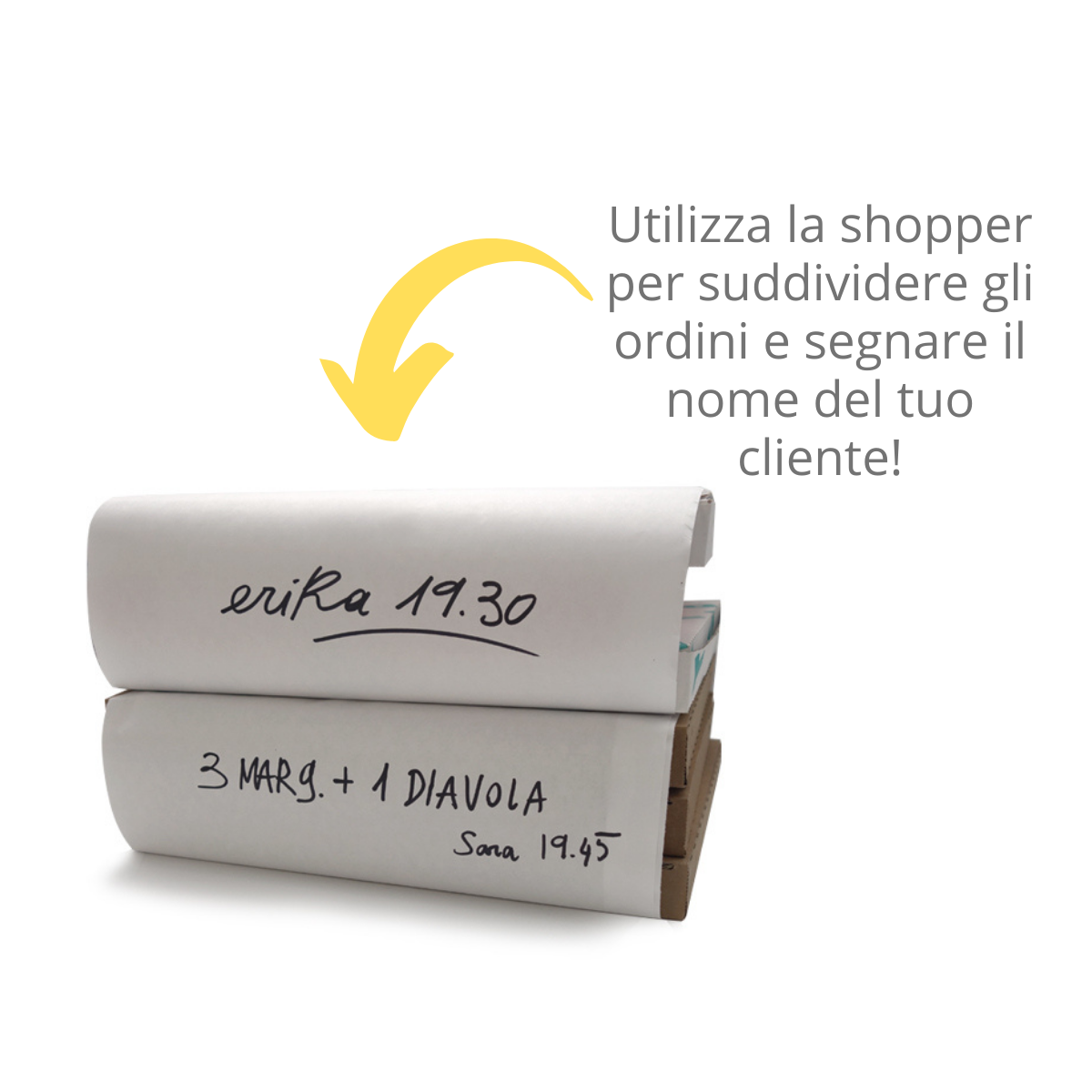 300 pz Shopper pizza flat bag € 0,29 Cad + Iva