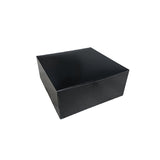 Scatola nera di cartone porta paste chiusa