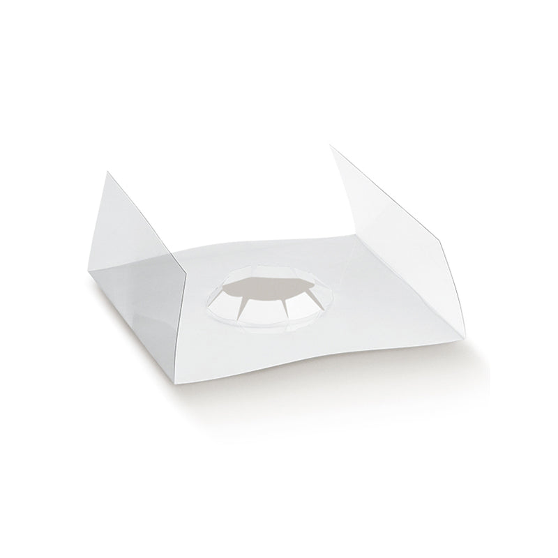Base per uovo di pasqua trasparente in plastica, vuota 