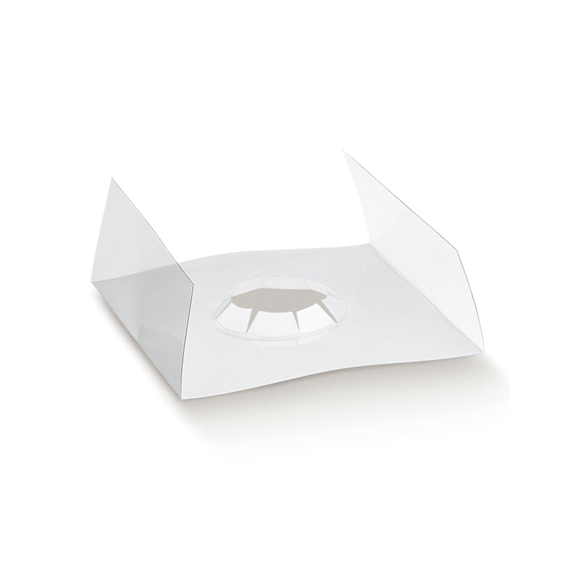 Base per uovo di pasqua trasparente in plastica, vuota 