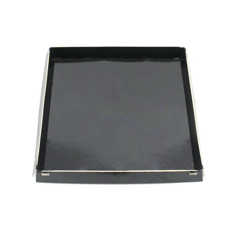 Base quadrata nera per scatola porta torte 