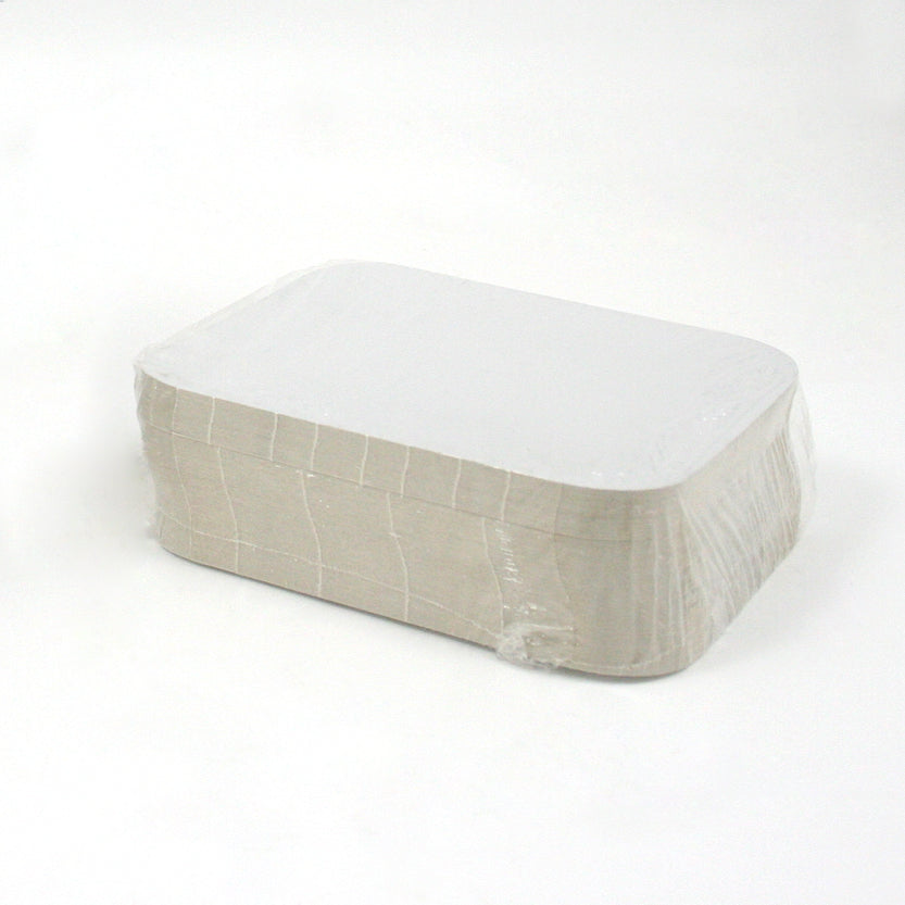 Coperchi nella loro confezione per vaschette di alluminio 