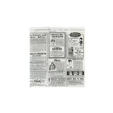 Carta antigrasso bianca con scritte nere