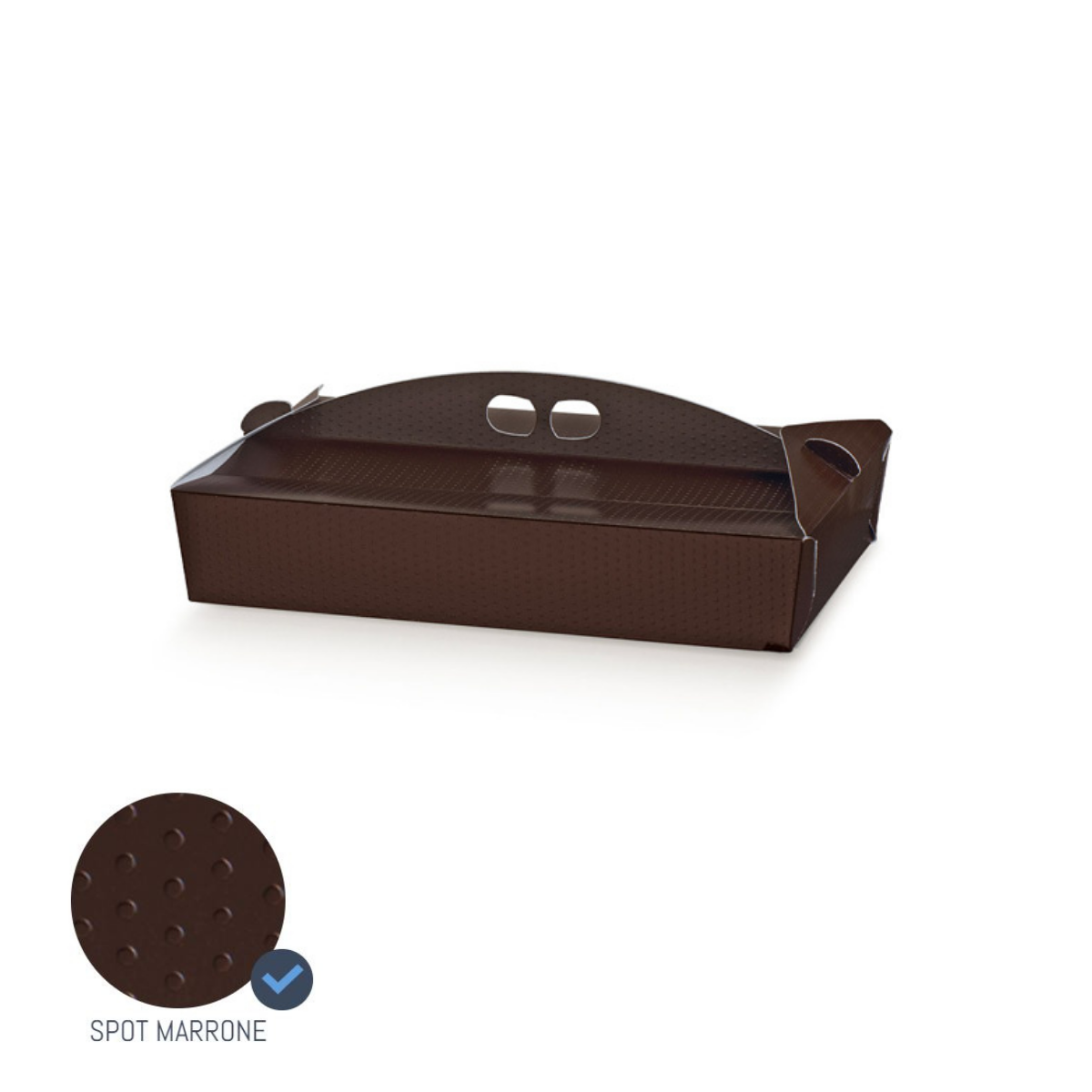 Scatola porta paste marrone