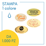 Etichette adesive personalizzate Oro