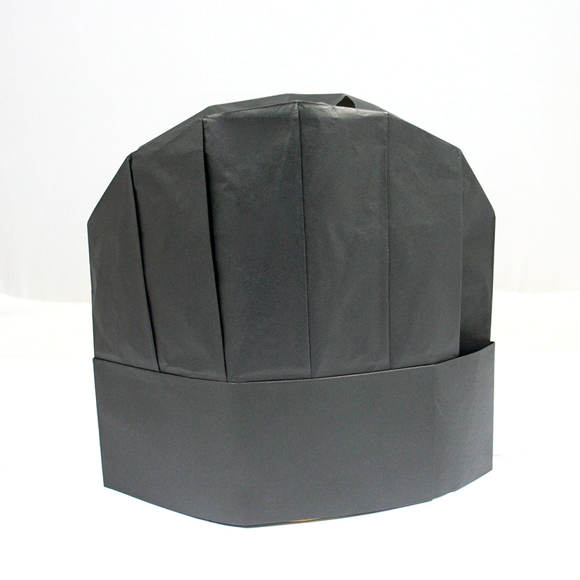 Cappello da cuoco monouso nero