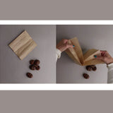 Sacchetto di carta per castagne a due scomparti 