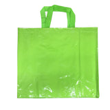 Shopper riutilizzabile di plastica verde 