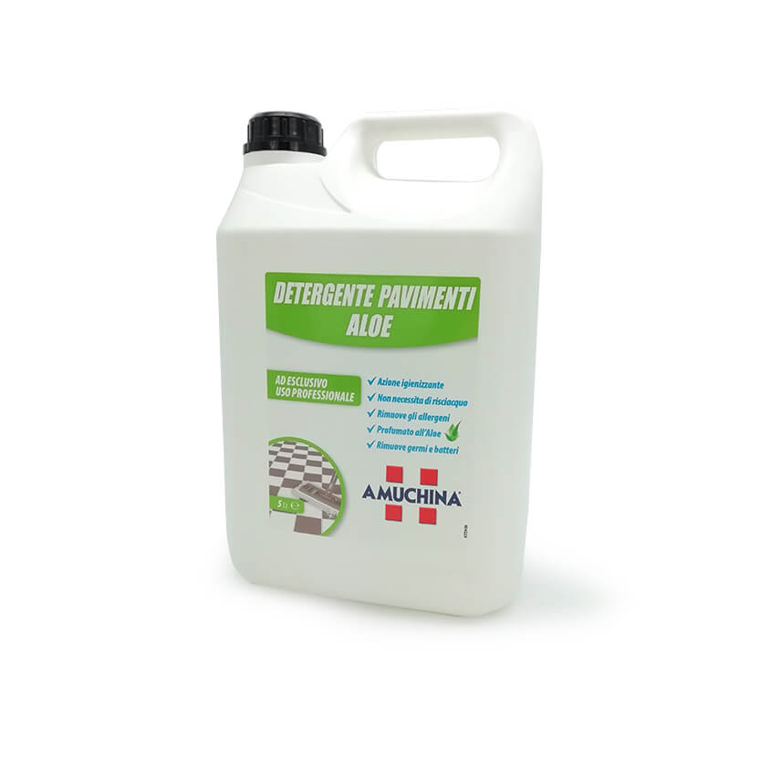 Tanica di detergente per pavimenti all'aloe
