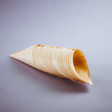 Barchette di bambu impilate