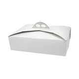 Scatola bianca porta pasta