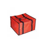 Borsa termica rossa per trasportare pizze da asporto 