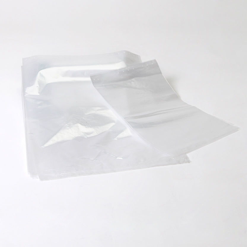 Buste di plastica traforate con due diverse misure 