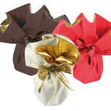 Buste per panettone, colorate, tre, di  diversi colori, piene