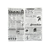 Carta alimentare con stampa giornale 