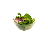 Ciotola con insalata, di palstica