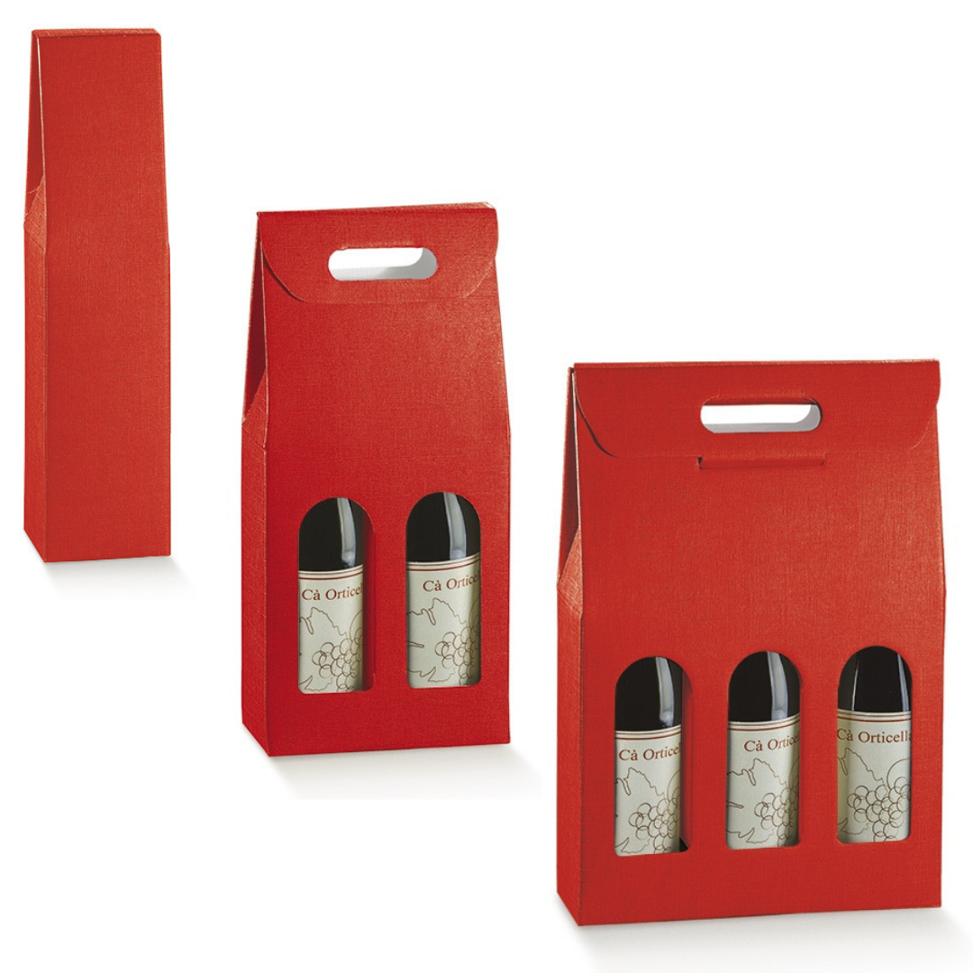 SANZIE Scatola Porta Carte In Pelle PU – Nero E Rosso, Chiusura Magnetica, Design Con Cappuccio Rimovibile
