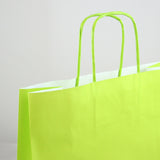 25 pz Shopper in carta colore verde da € 0,396 Cad + Iva