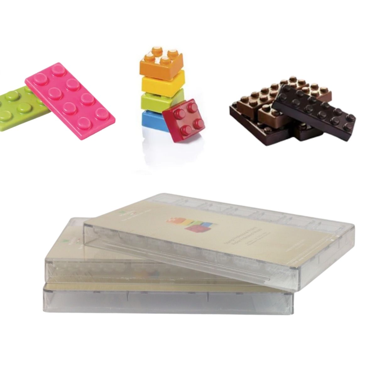 Stampo per cioccolatini a forma di lego