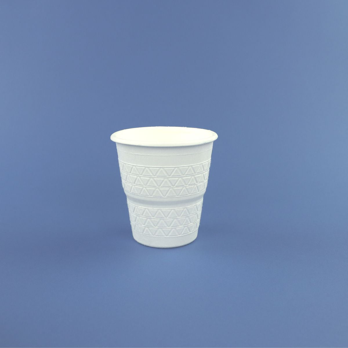 Bicchiere di carta decorato monouso, bianco