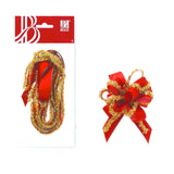 Fiocco rosso e dorato