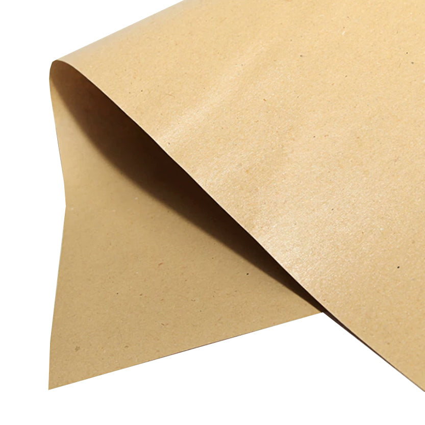 Dettaglio di carta paglia alimentare color avana