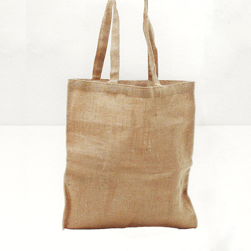 Shopper di tela color avana