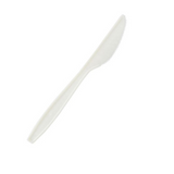 Coltello di plastica bianco 