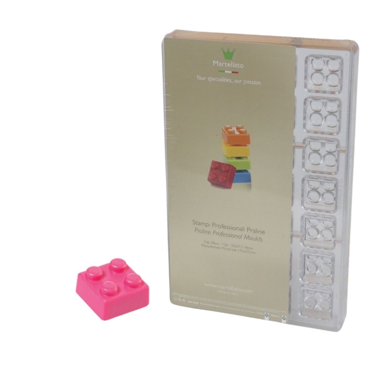 Stampo per cioccolatini a forma i lego 