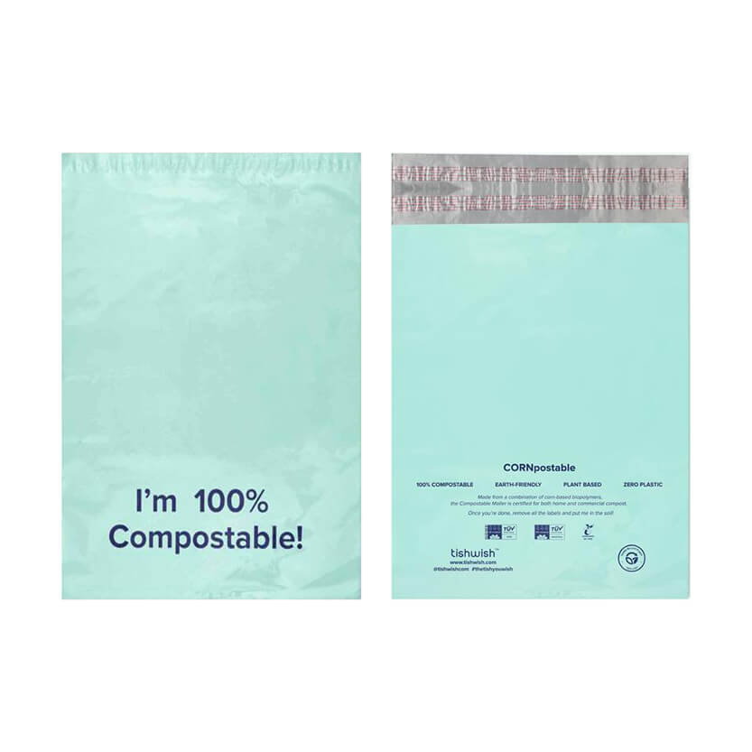 sacchetti azzurri compostabili rettangolari 