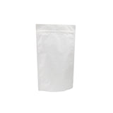 Busta di plastica bianca con zip 