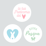 Etichette tonde adesive personalizzate 