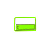 Cartellino per prezzo verde fluo 
