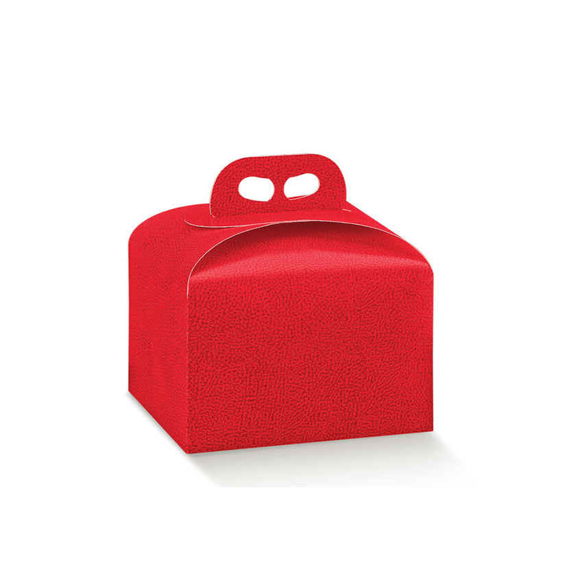 Scatola rossa porta panettone