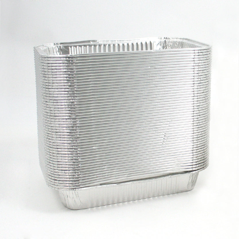 Vaschette di alluminio impilate 
