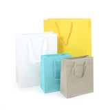 12 pz Shopper in carta con maniglia in cotone da € 0,64 Cad + Iva