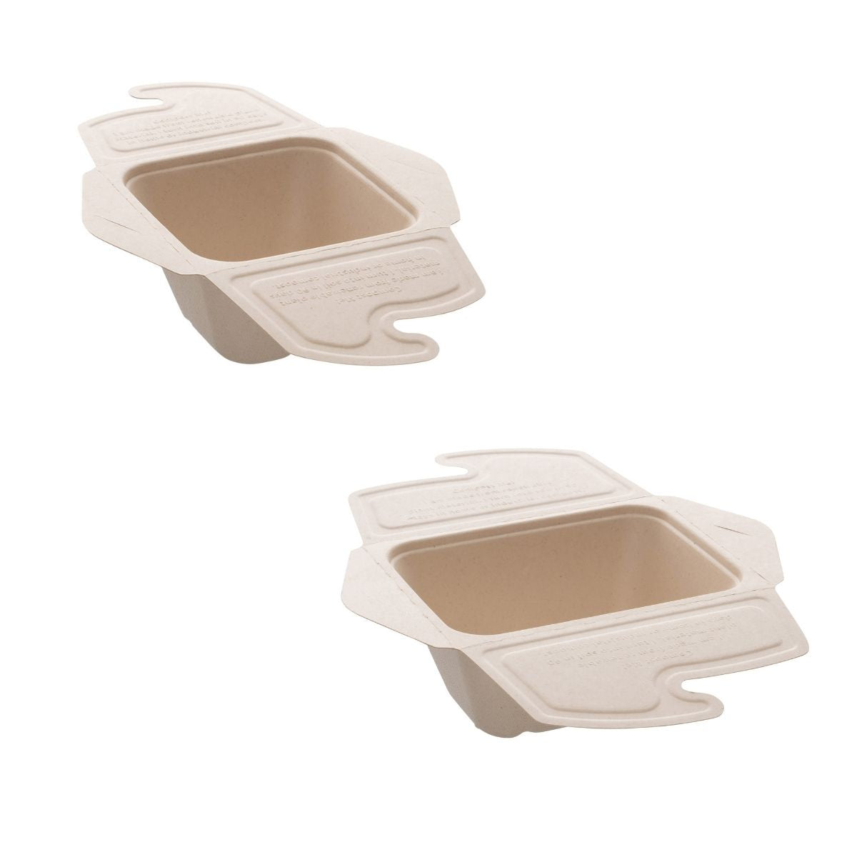 Vaschette di cartoncino con coperchio per asporto