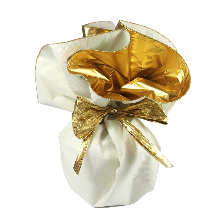 Sacco panna e oro porta panettone