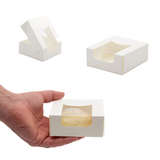 50 Pz Scatola Con Finestra Per Alimenti cm 10x10 € 0,23 Cad + Iva