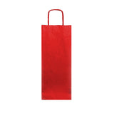 Sacchetto di carta per una bottiglia, rosso