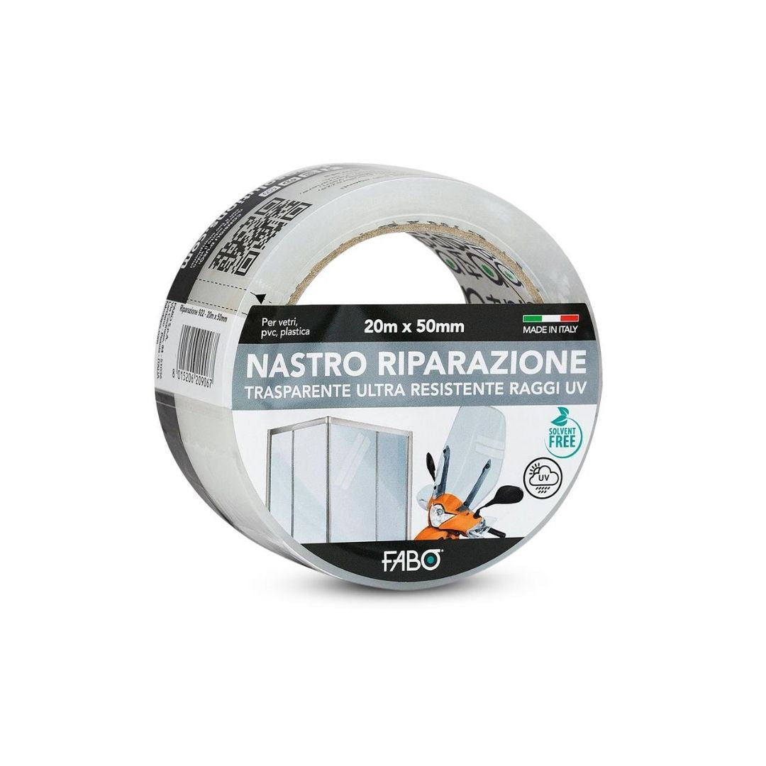 Rotolo di nastro riparazione trasparente 