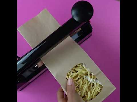 Video su: sacchetto biscotto con finestra 