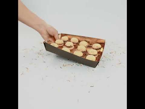 Video su: vassoio piccola pasticceria dorato