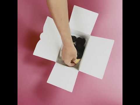 Video su: scatola pasticceria oro