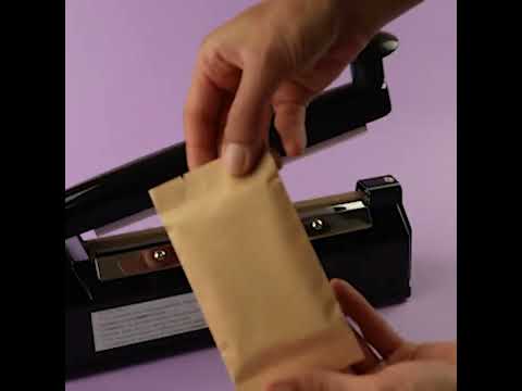 Video su: sacchetto per barretta cioccolato carta avana 